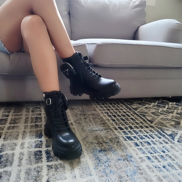 Just In Zip Pocket Combat Booties - Picture 6 of 6